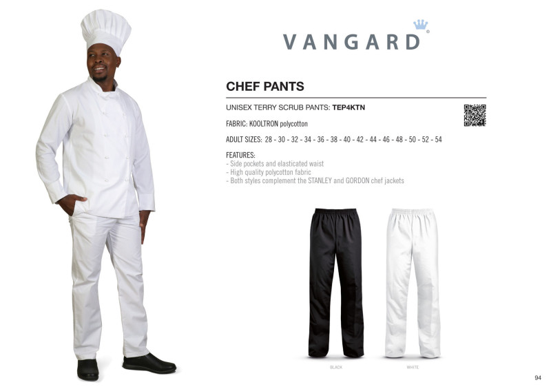 Terry Scrub Pants - Chef