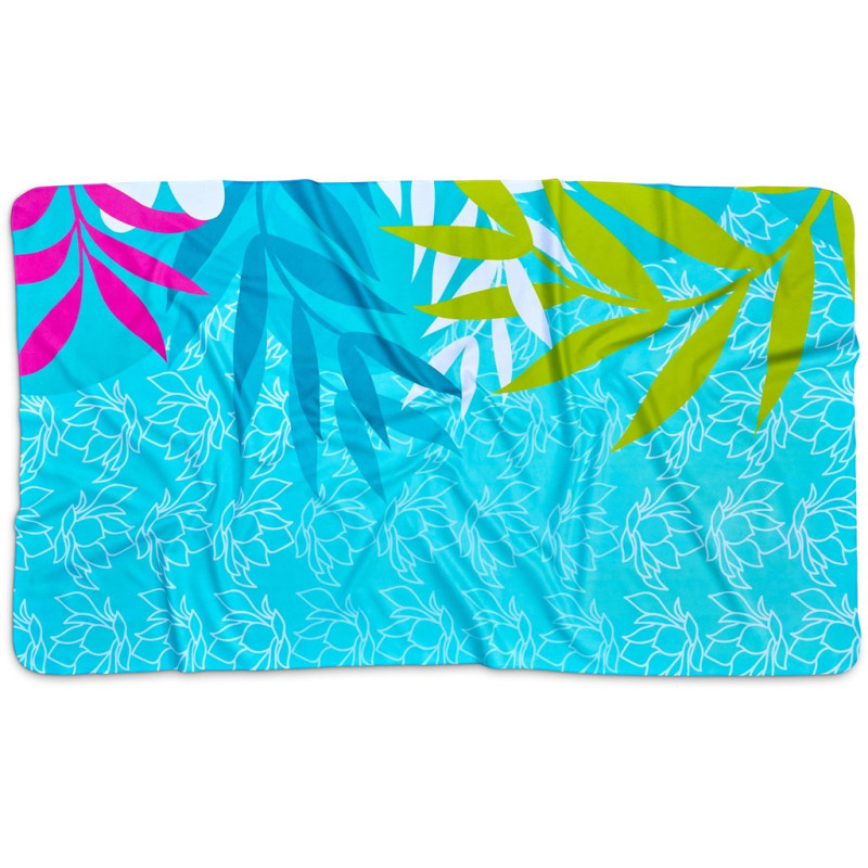 Pre-Printed Sample Hoppla Hula Beach Towel - Dual Branding