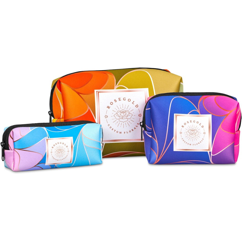 Pre-Printed Sample Hoppla Emma Neoprene Cosmetic Bag