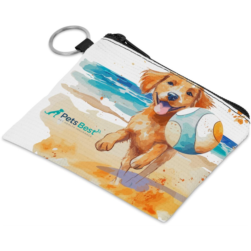Pre-Printed Sample Hoppla Quirky RPET Credit Card & Coin Purse