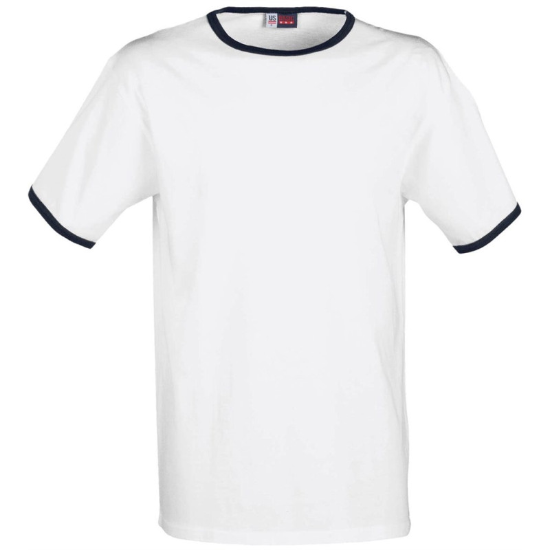Mens Adelaide Contrast T-Shirt - White Navy