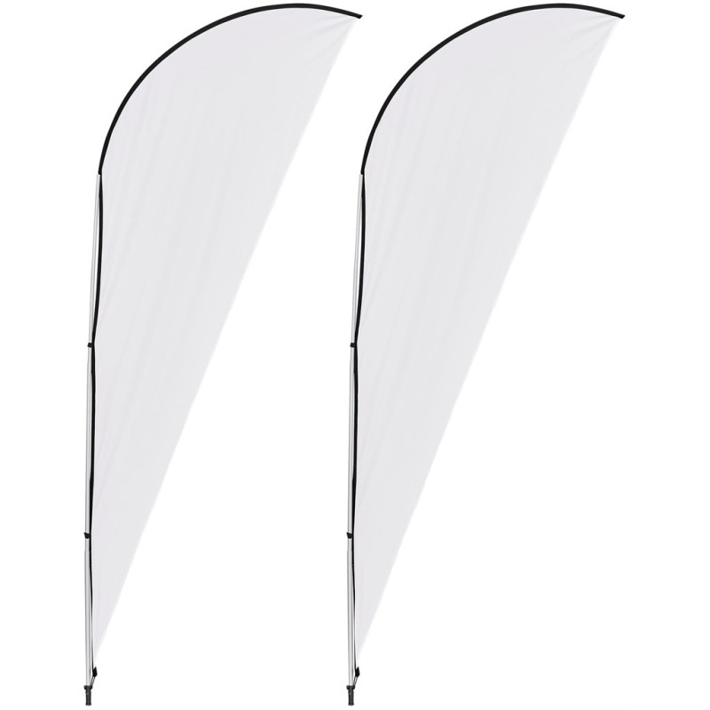 Legend 2m Sharkfin Flying Banner (Set of 2)