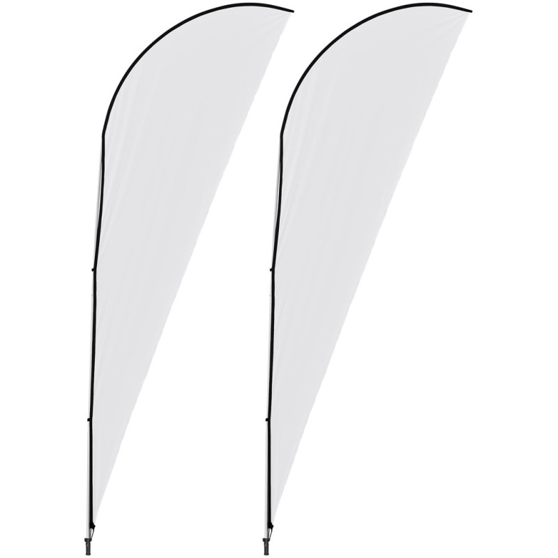 Legend 4m Sharkfin Flying Banner (Set of 2)