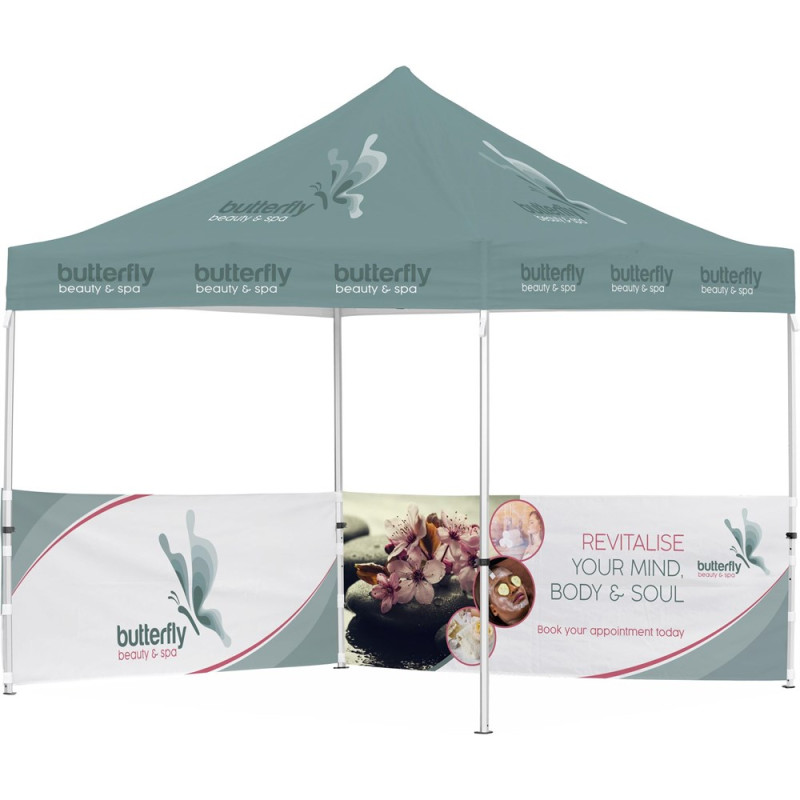 Ovation Sublimated Gazebo 3m X 3m - 2 Half-Wall Skins