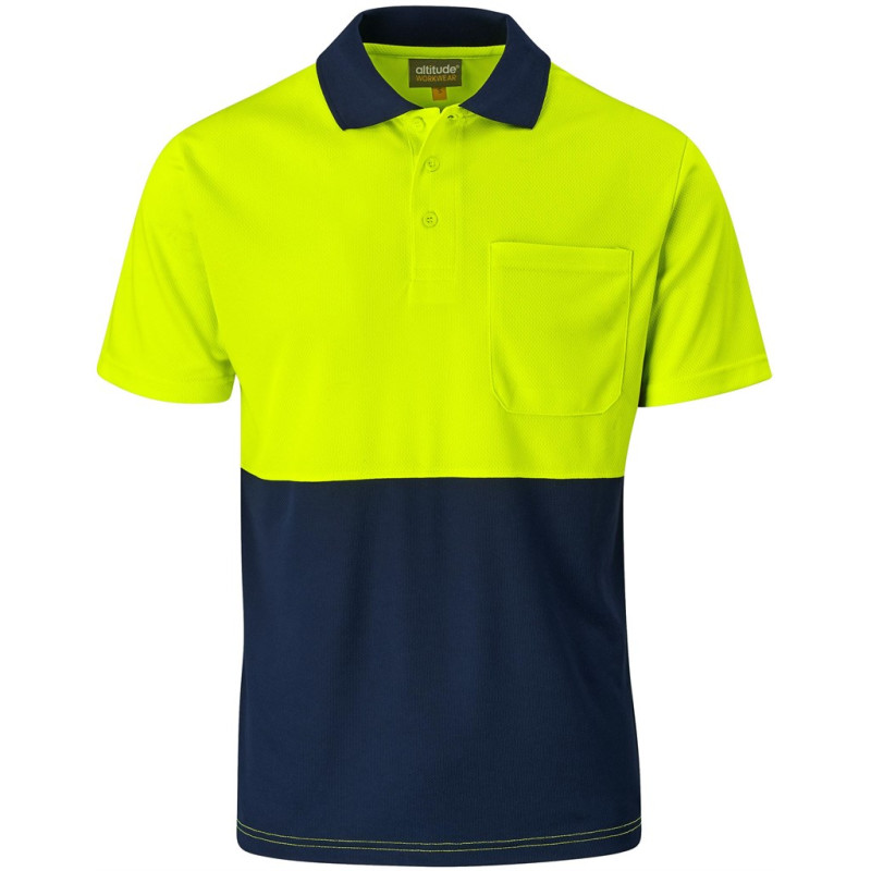 Inspector Two-Tone Hi-Viz Golf Shirt