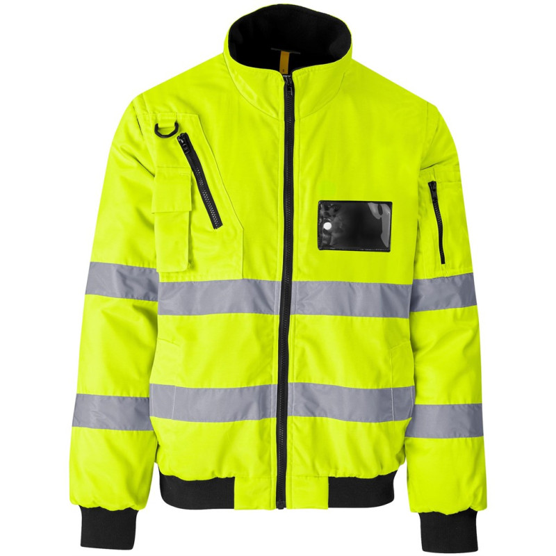 Techno Padded Hi-Viz Reflective Bunny Jacket