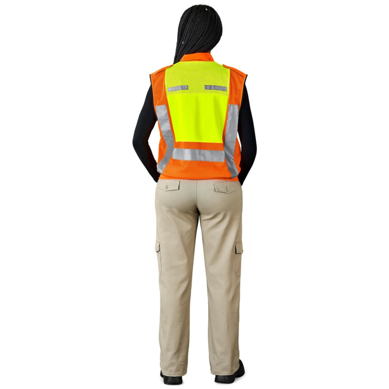 Metro Two-Tone Hi-Viz Reflective Zip-Off Jacket