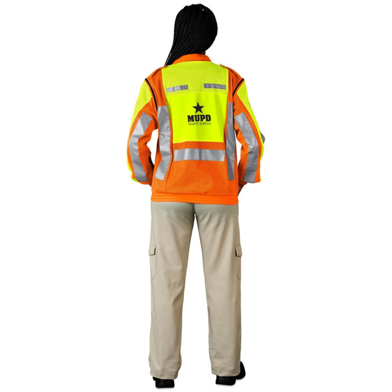 Metro Two-Tone Hi-Viz Reflective Zip-Off Jacket