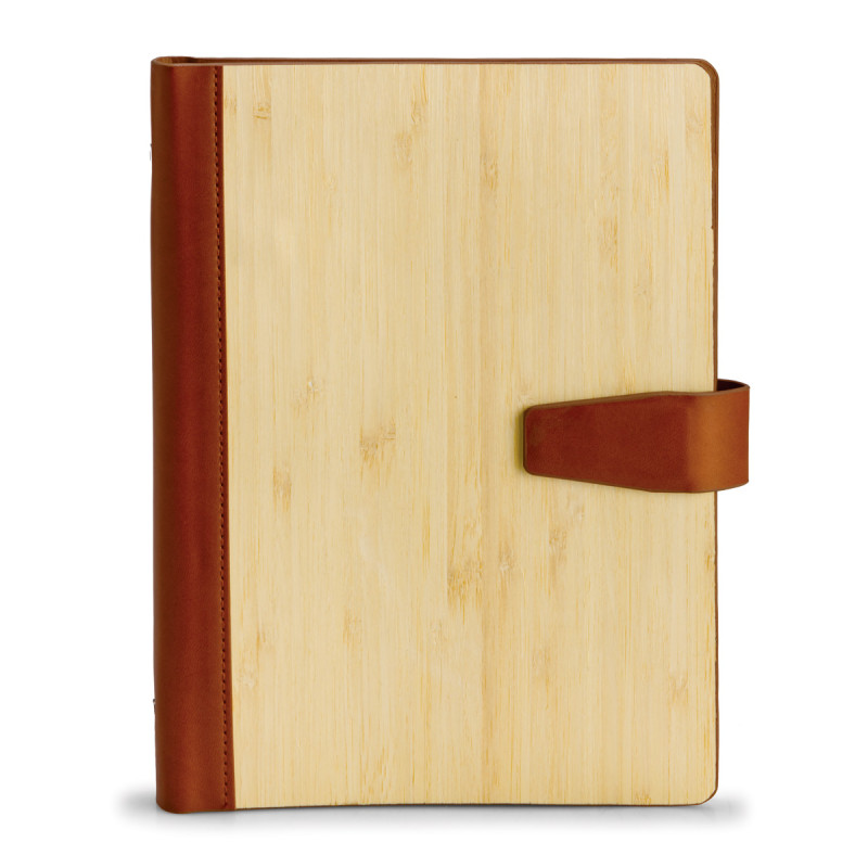 Bamboo & PU Personalized Planner