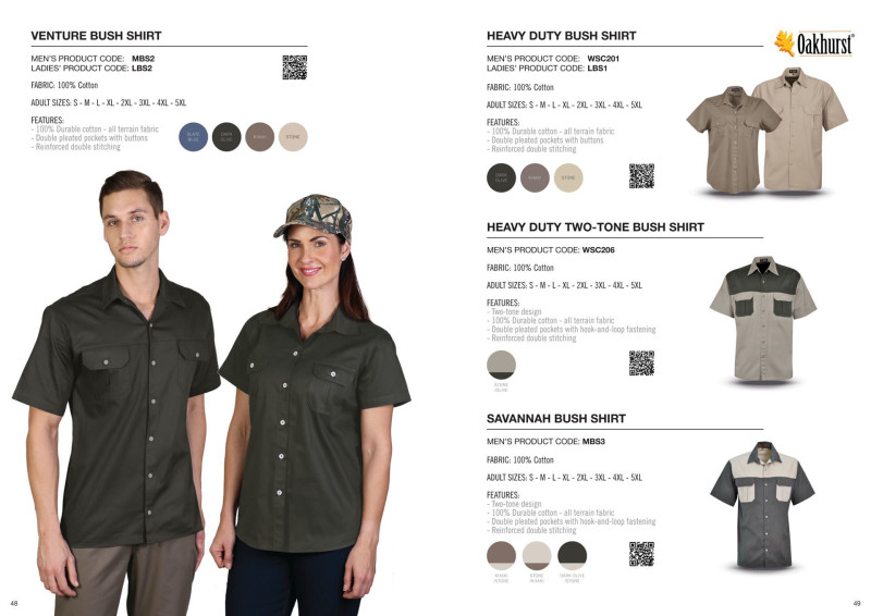 Savannah Bush Shirt - Khaki/Stone - While Stock Last