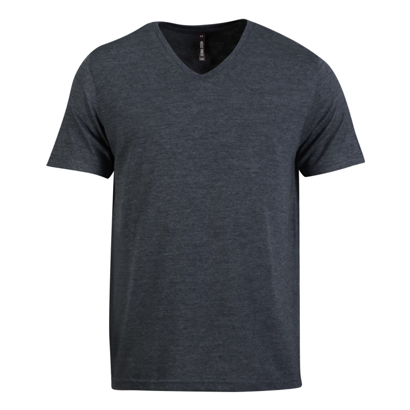 140g Urban Lifestyle V-Neck T-Shirt - End Of Rang - Graphite Melange