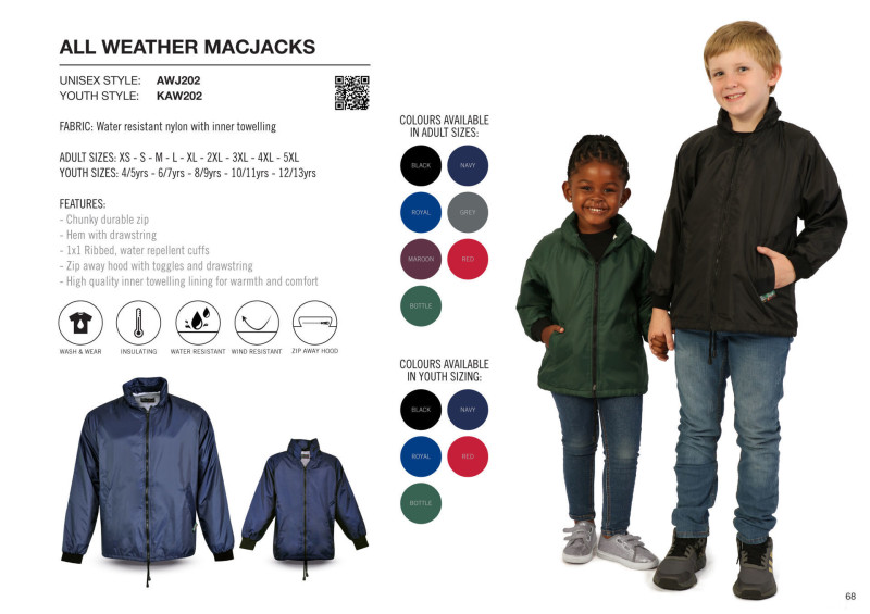 All Weather Macjack - Maroon - End Of Range