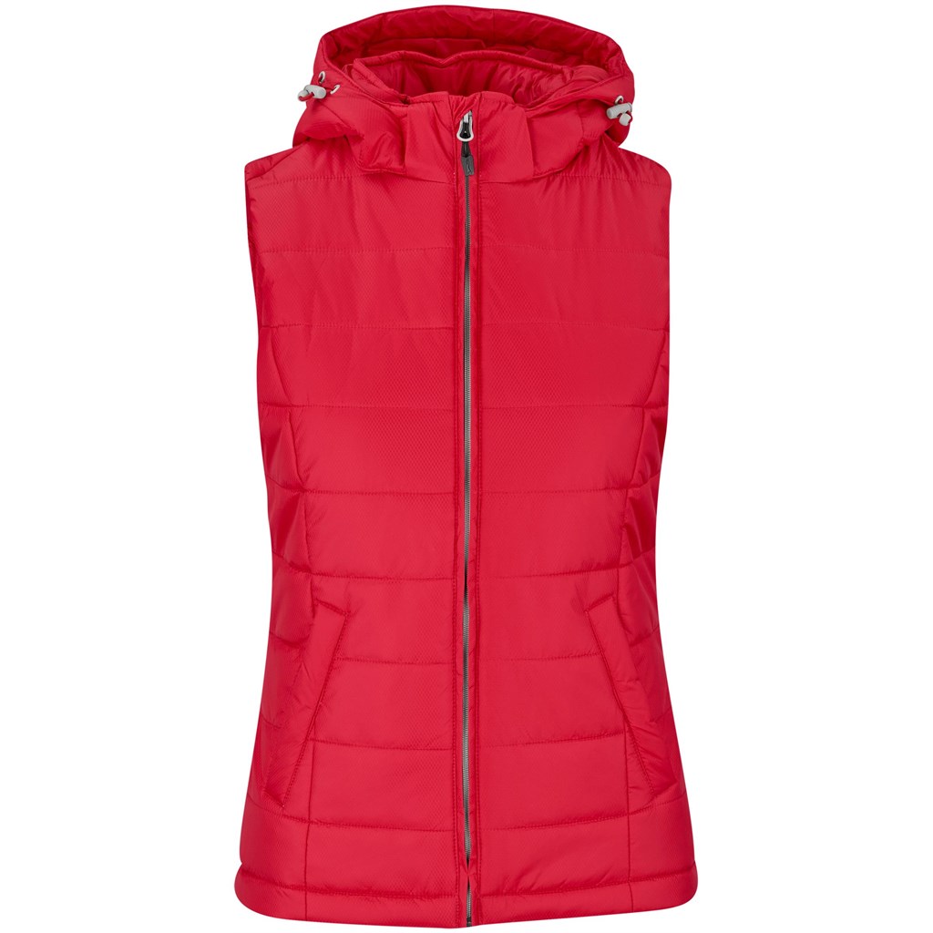 Ladies Evolution Bodywarmer - Red