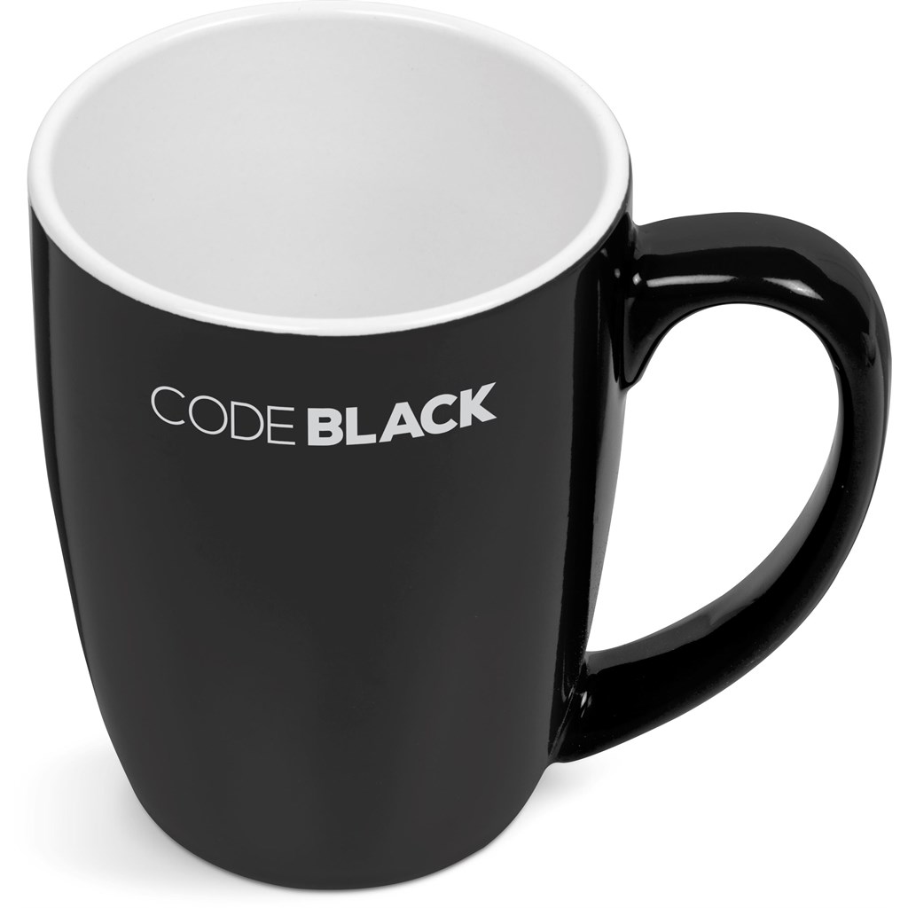 Payton Ceramic Coffee Mug - 325ml - Black