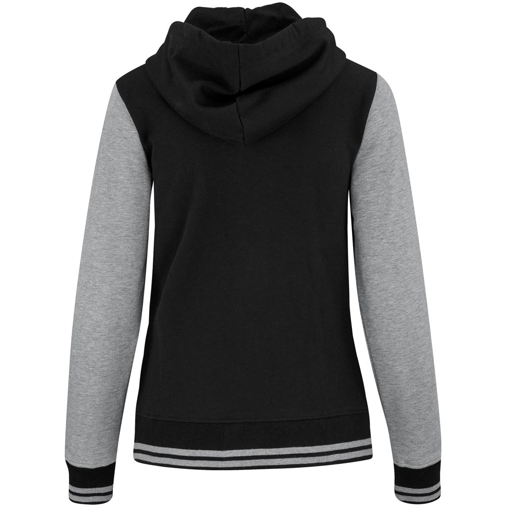 Ladies Princeton Hooded Sweater - Black