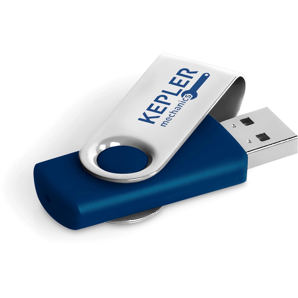 Axis Glint Flash Drive - 16GB - Navy