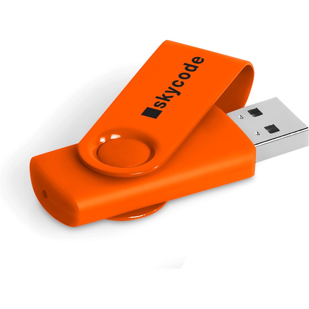 Axis Gyro Flash Drive - 16GB - Orange