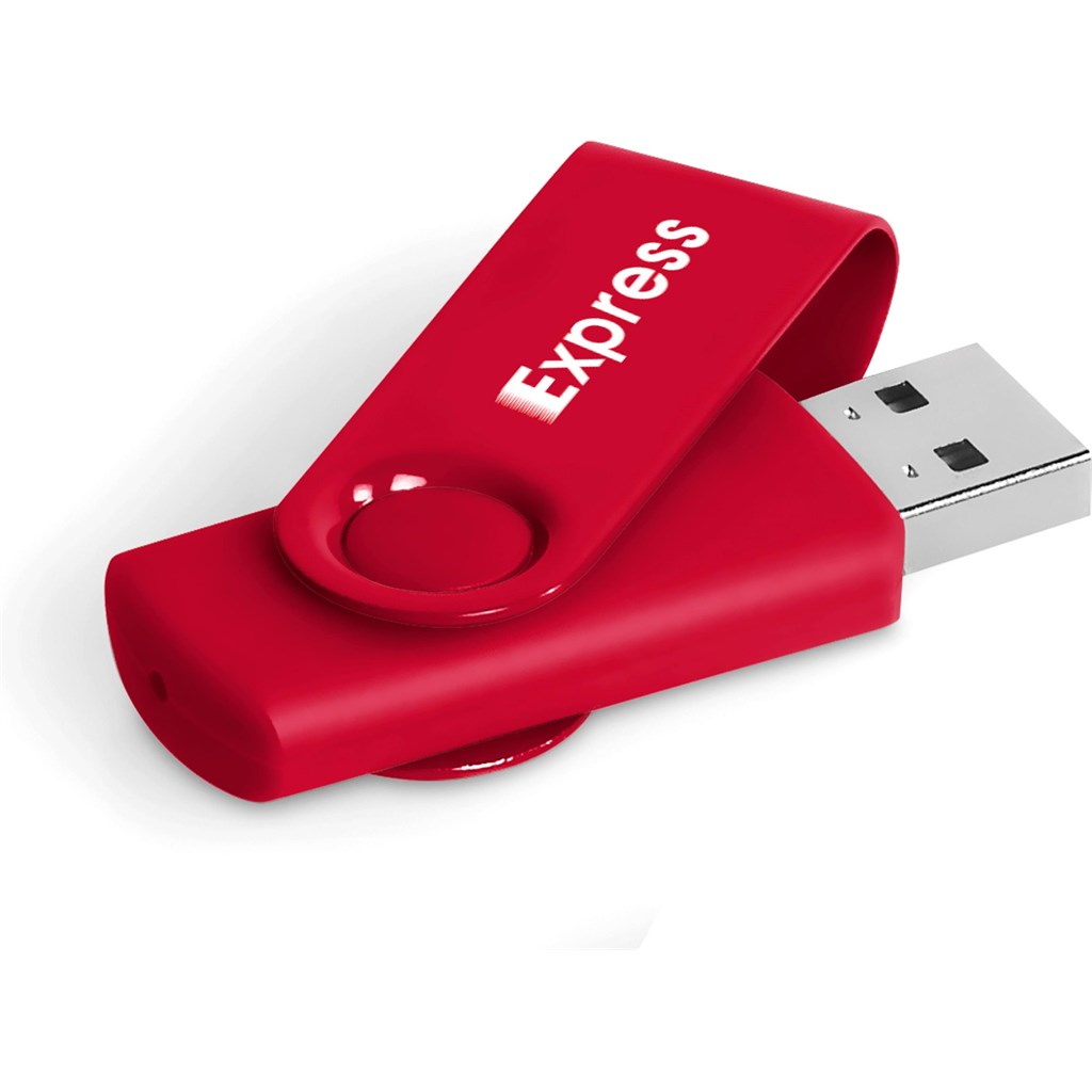 Axis Gyro Flash Drive - 16GB - Red