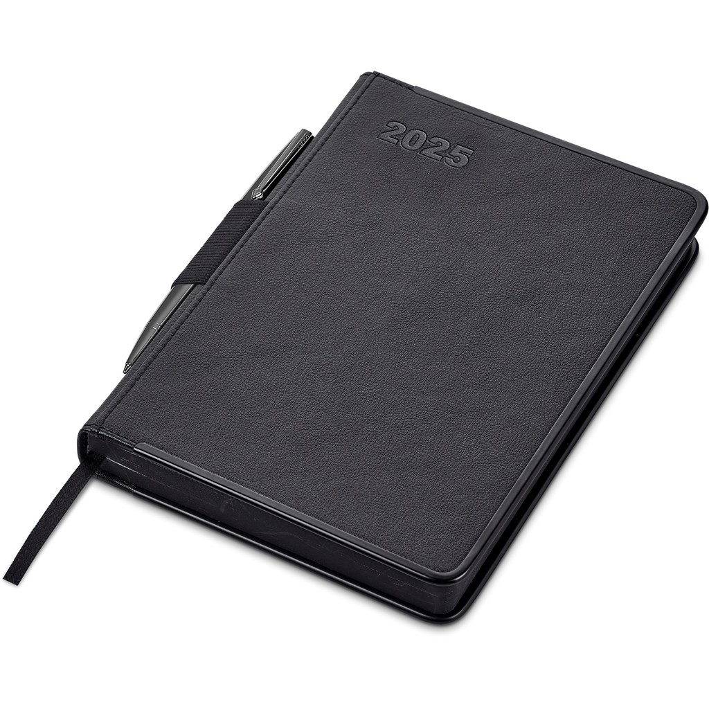 Alex Varga Egality 2025 A5 Diary & Pen Set - Black