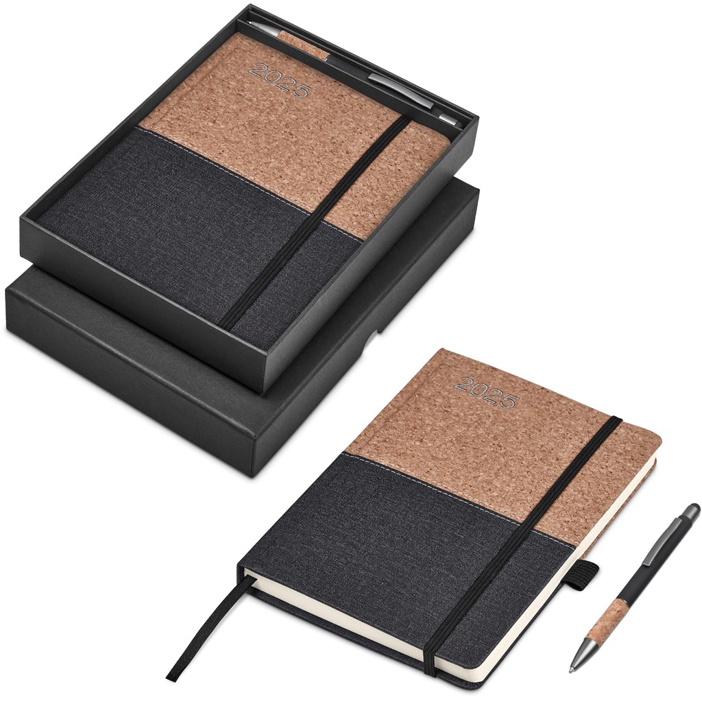 Okiyo Toshi 2025 A5 Diary & Pen Set