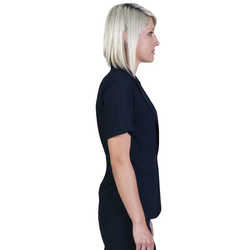 Rosa Jacket Short Sleeve - Navy - End Of Range