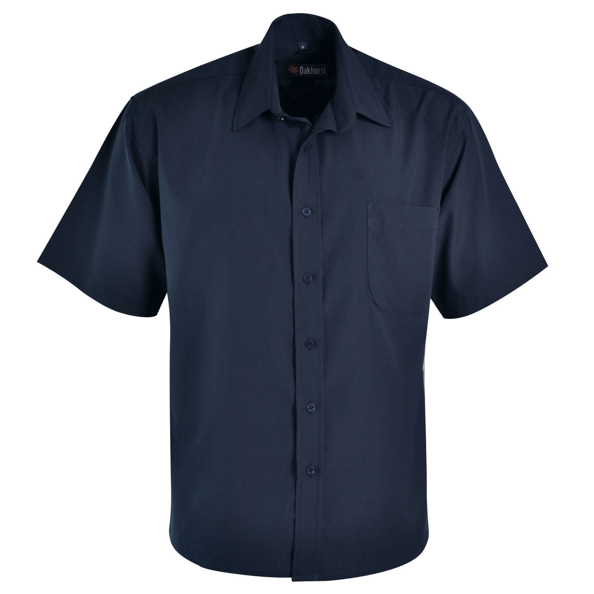 Icon Woven Shirt Short Sleeve - Navy - End Of Range