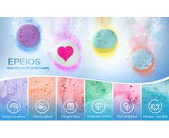 Epeios 12-Piece Premium Bath Bombs