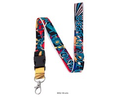 Sample-Lanyard Single Side Sub Buckle&LobsterRing