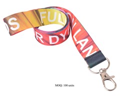 Sample-Lanyard Double Side Sub with LobsterRing