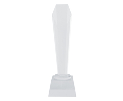 Large Pillar Crystal Trophy