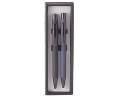 Veneer Black & Blue Pen Set