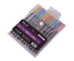 Metallic 12-Piece Gel Pens