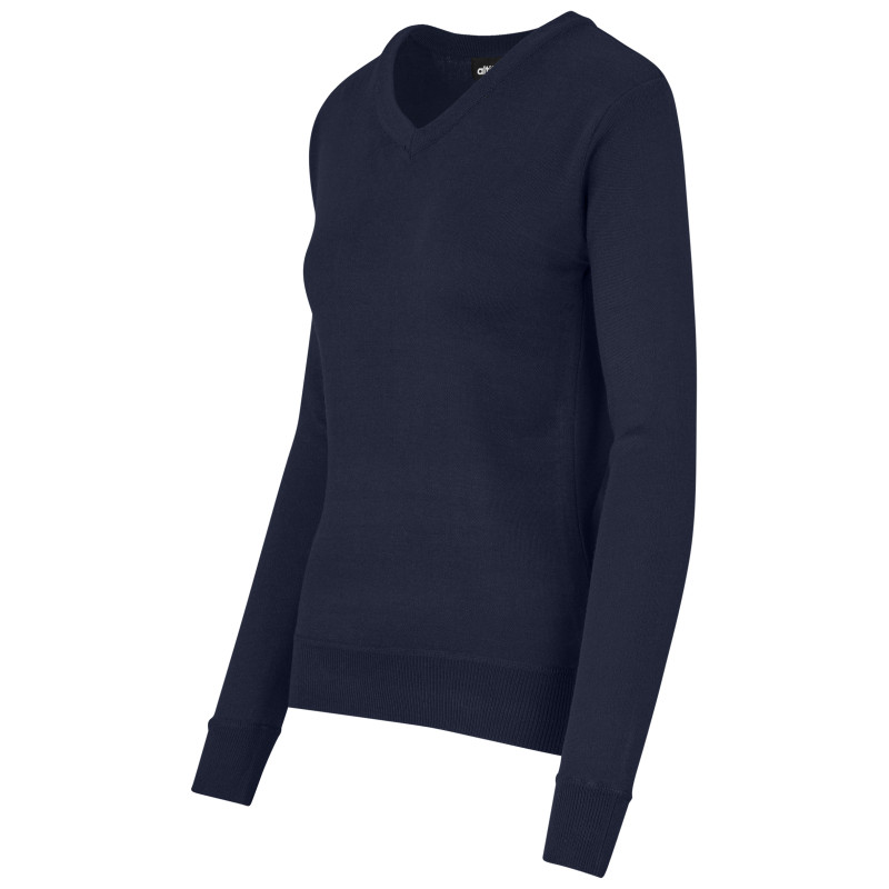 Ladies Long Sleeve Peru V-Neck Jersey