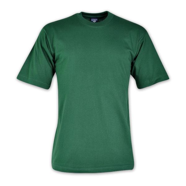170g Combed Cotton T-shirt - Bottle Green - While stocks last