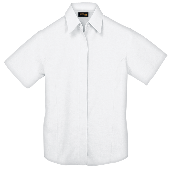 Oxford Blouse Short Sleeve Ladies