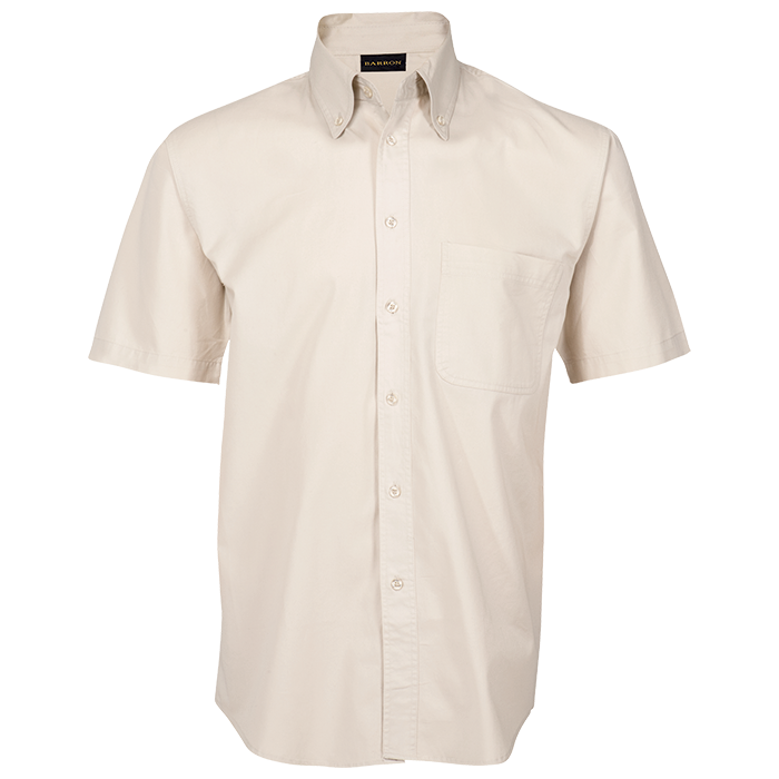 Brushed Cotton Twill Lounge Short Sleeve Mens