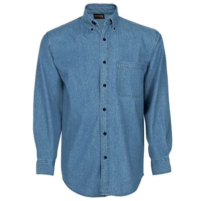 Denim Shirt Long Sleeve Mens