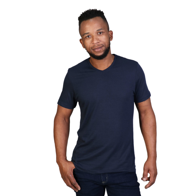 160G Heavyweight Lifestyle V-Neck T-Shirt