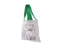 Mini Colour-In Design Cotton Bag