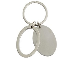 Dual Oval Keyring 