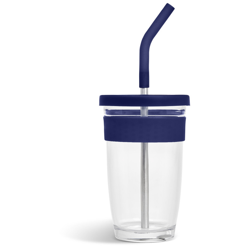 Kooshty Slurp Glass Kup & Straw - 480ML