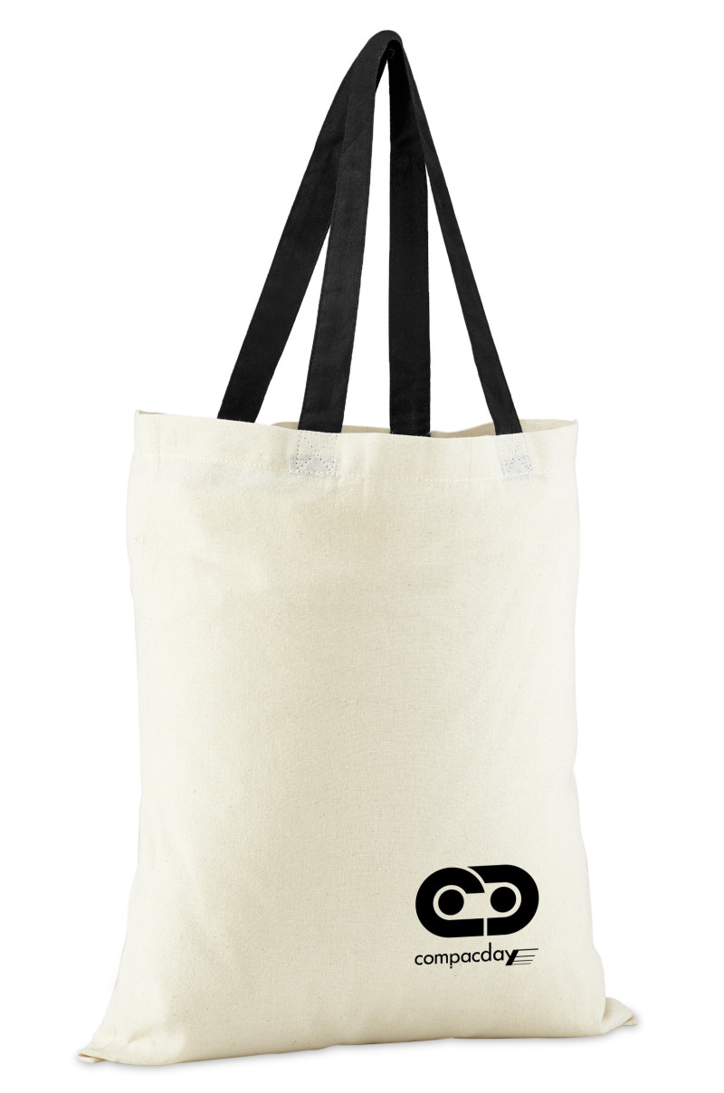 Altitude Tide Cotton Shopper - Black