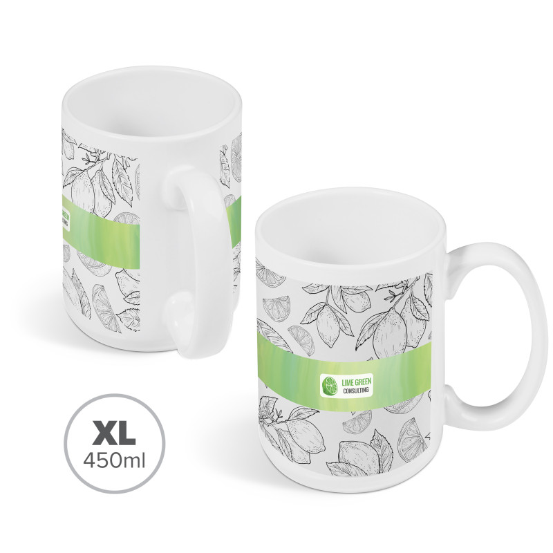 Super Sublimation Ceramic Coffee Mug - 450ml