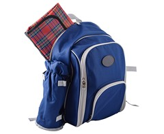 4-Person Picnic Backpack and Blanket