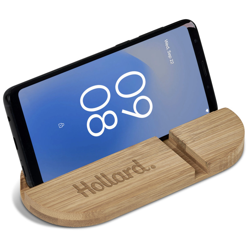 Okiyo Kurosu Bamboo Phone Stand