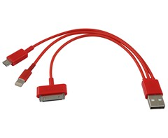 USB Data Transfer & 3-in-1 Charger