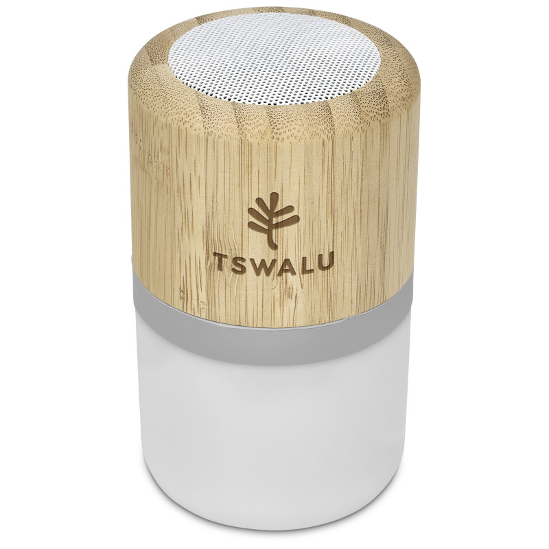 Okiyo Heiwa Bamboo Bluetooth Speaker & Night Light