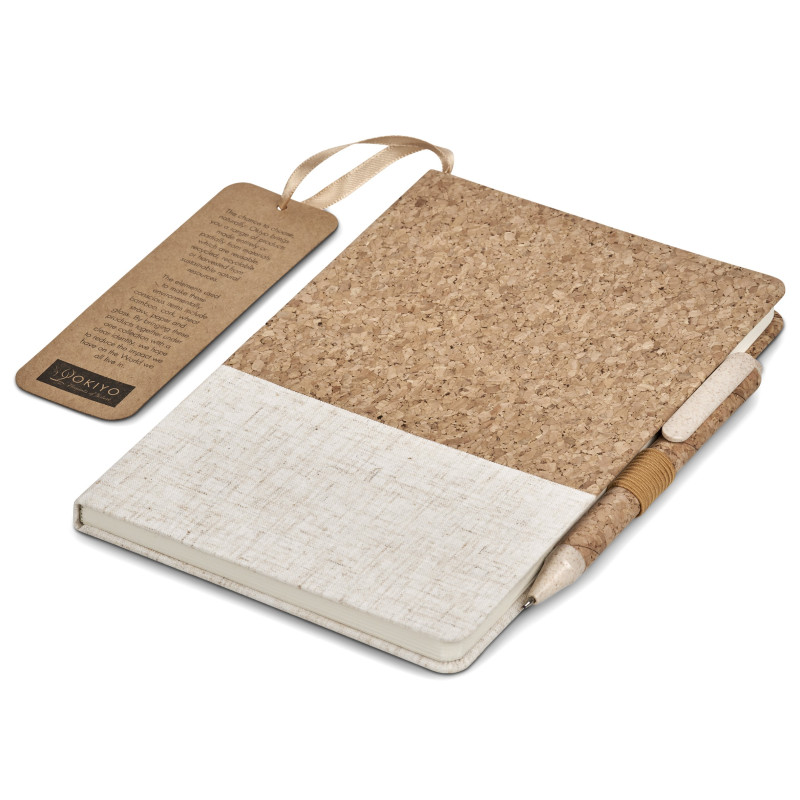 Okiyo Cardon Cork Notebook & Pen Set