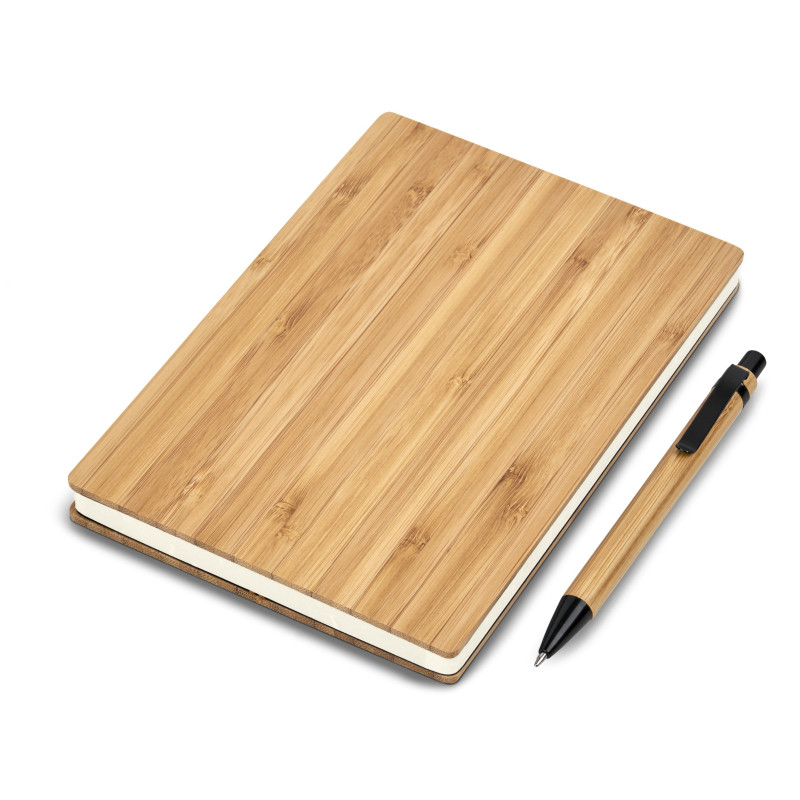 Okiyo Yahari Bamboo Notebook & Pen Set