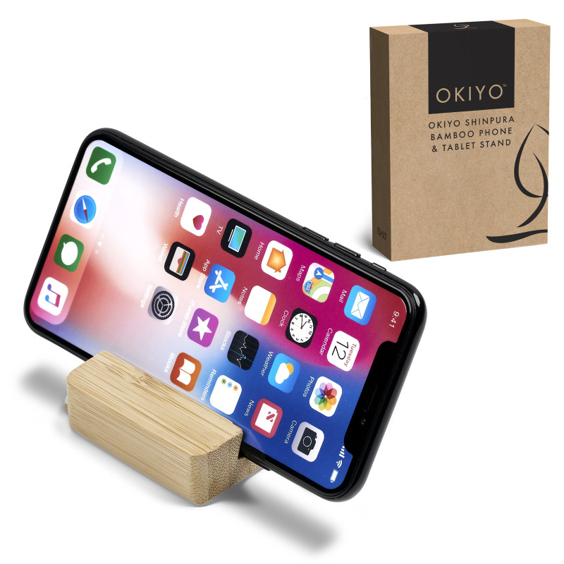 Okiyo Shinpura Bamboo Phone & Tablet Stand